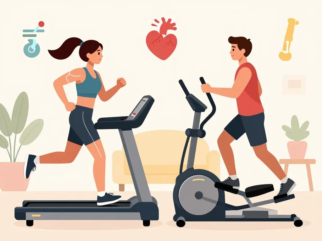 Illustration objectifs forme tapis de course ou velo elliptique