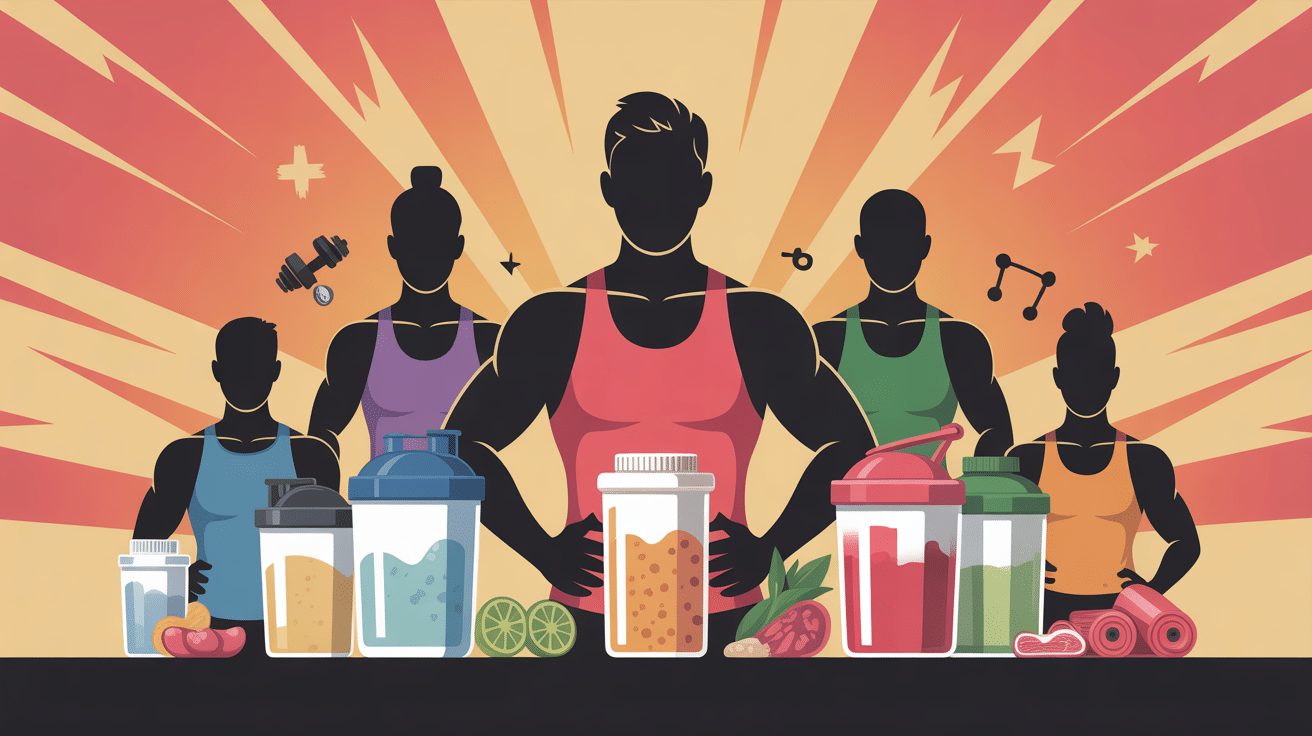 image complement alimentaire pour prise de masse sportifs