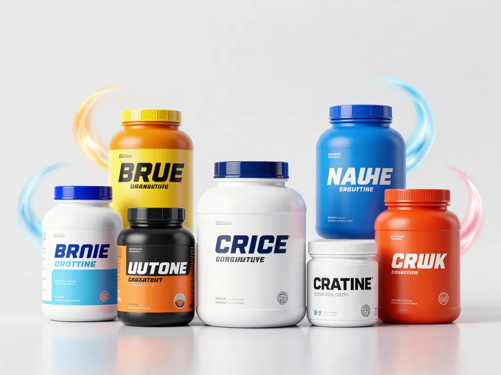 scene produits complement alimentaire pour prise de masse