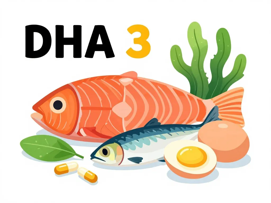 dha and omega 3 poissons gras oeufs algues capsules
