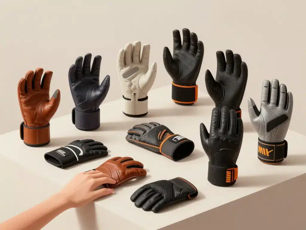différents modèles gants pour la musculation sélection choix