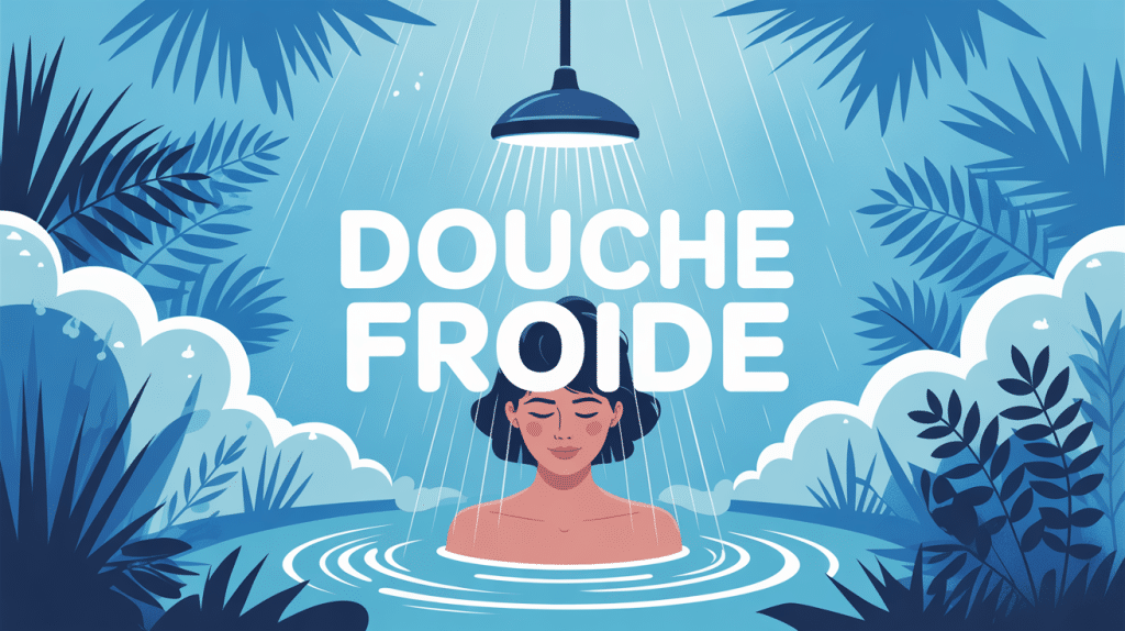 illustration les 10 bienfaits de la douche froide corps et esprit