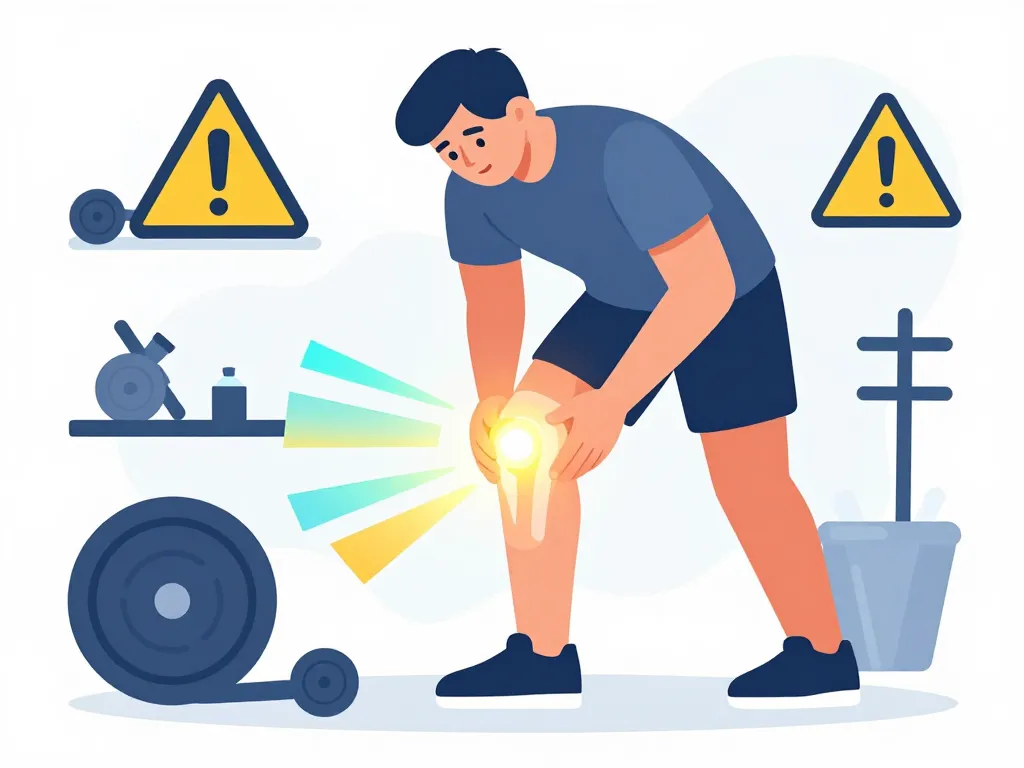 mal aux genoux sport squat comprendre cause douleur