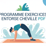 rééducation entorse cheville exercices pdf illustration centrale