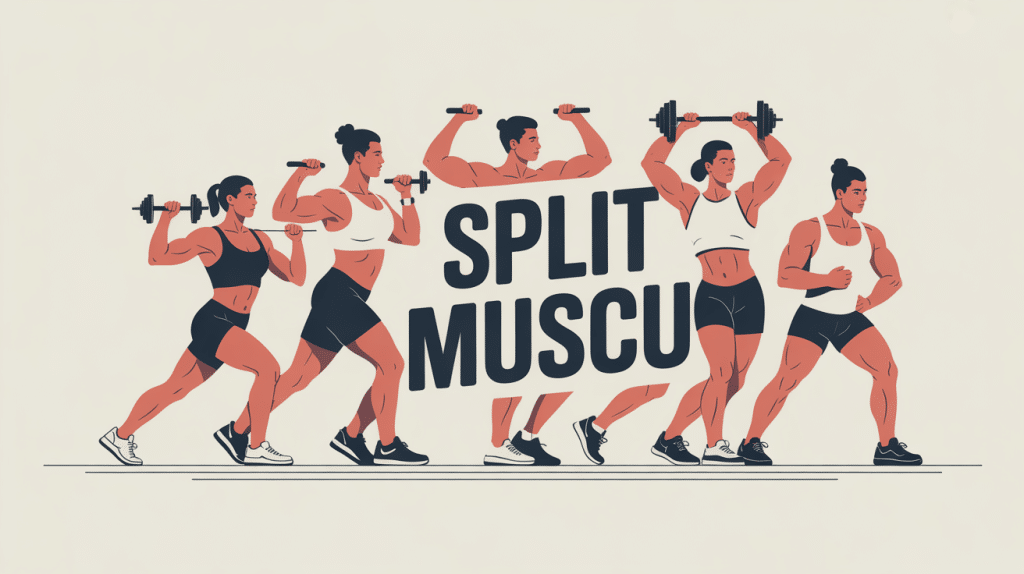 split muscu illustration motivation programme structuré