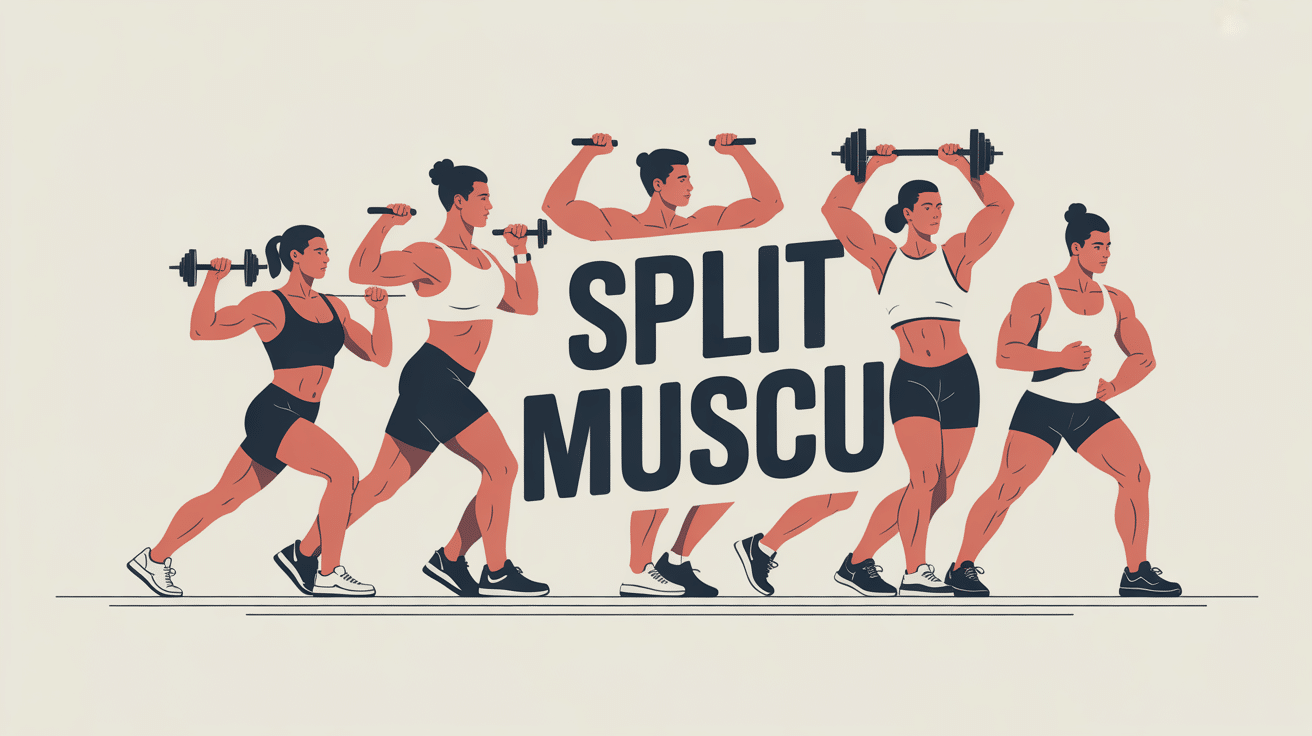 split muscu illustration motivation programme structuré