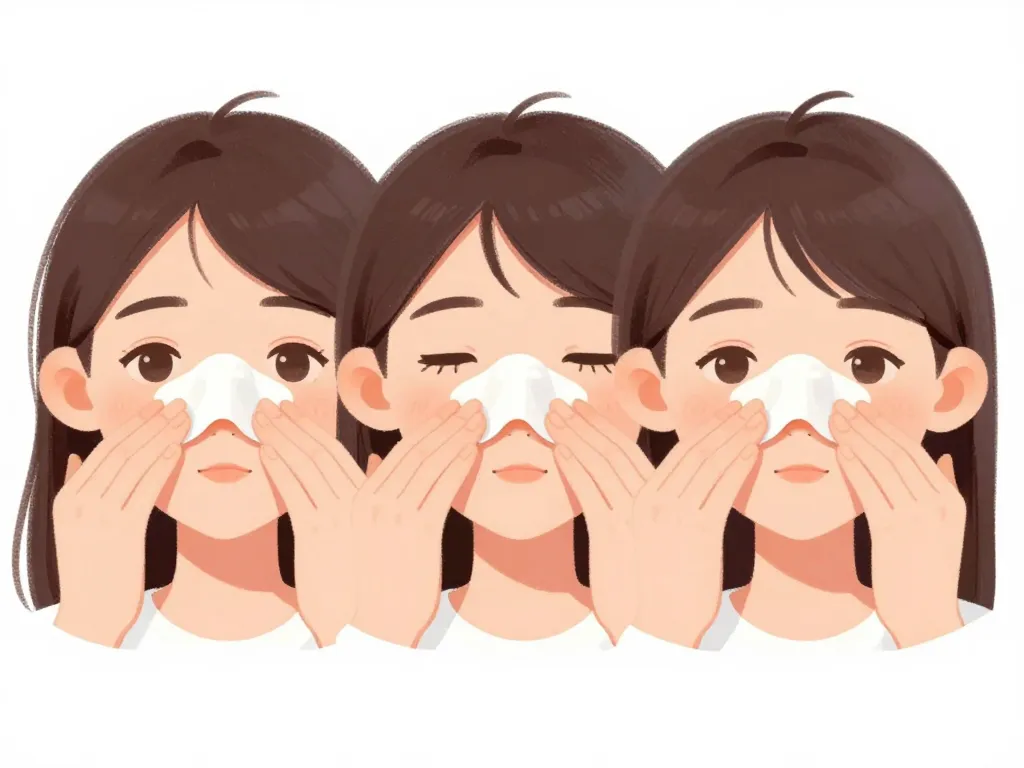 Application et retrait doux des strips nasal