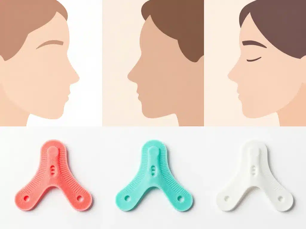 Différents modèles de strips nasal selon le nez et usage