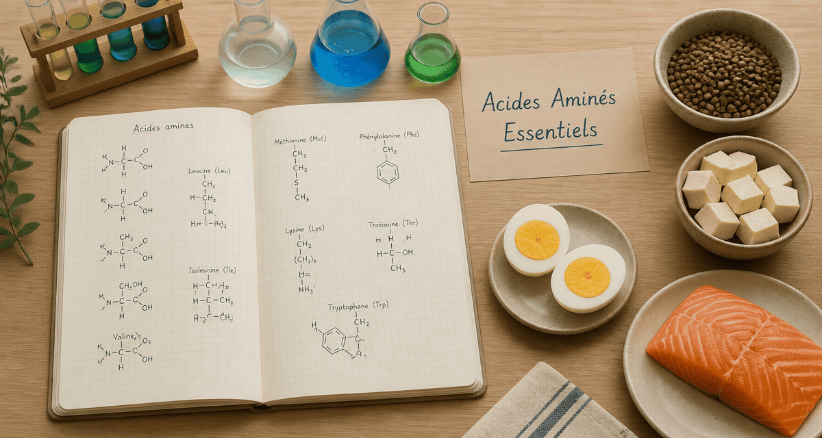 20 acides amines tableau et aliments riches en proteines