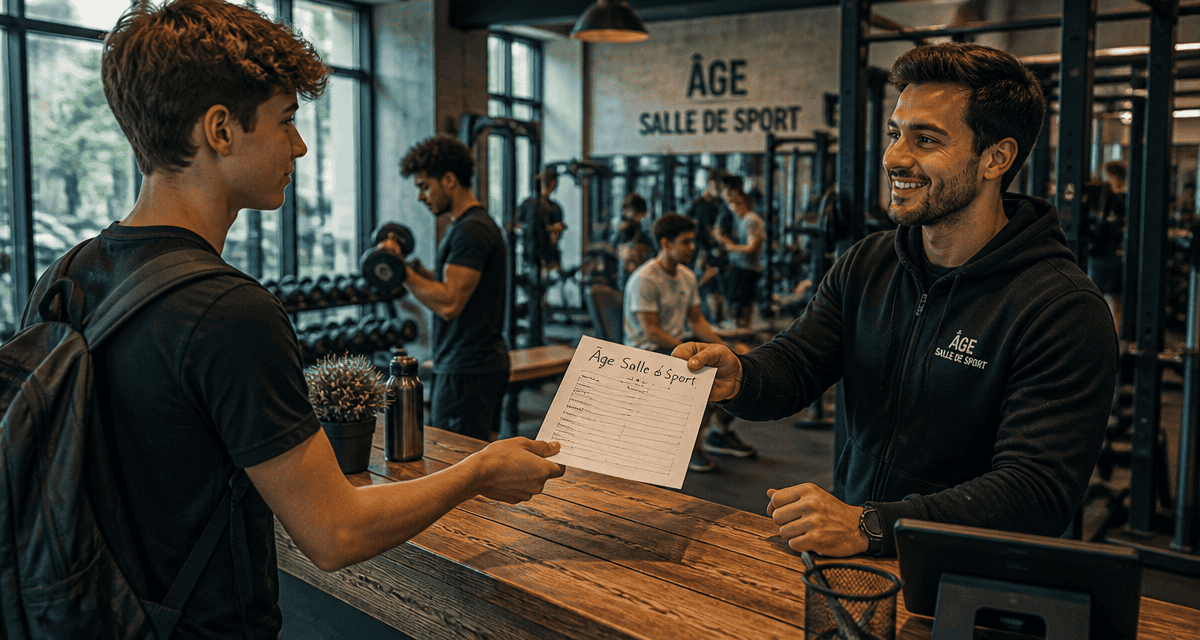 age salle de sport adolescent inscription