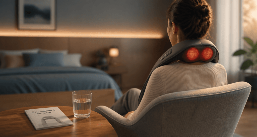 appareil massage cervicales avis femme fauteuil