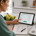 calculateur de perte de poids sur tablette