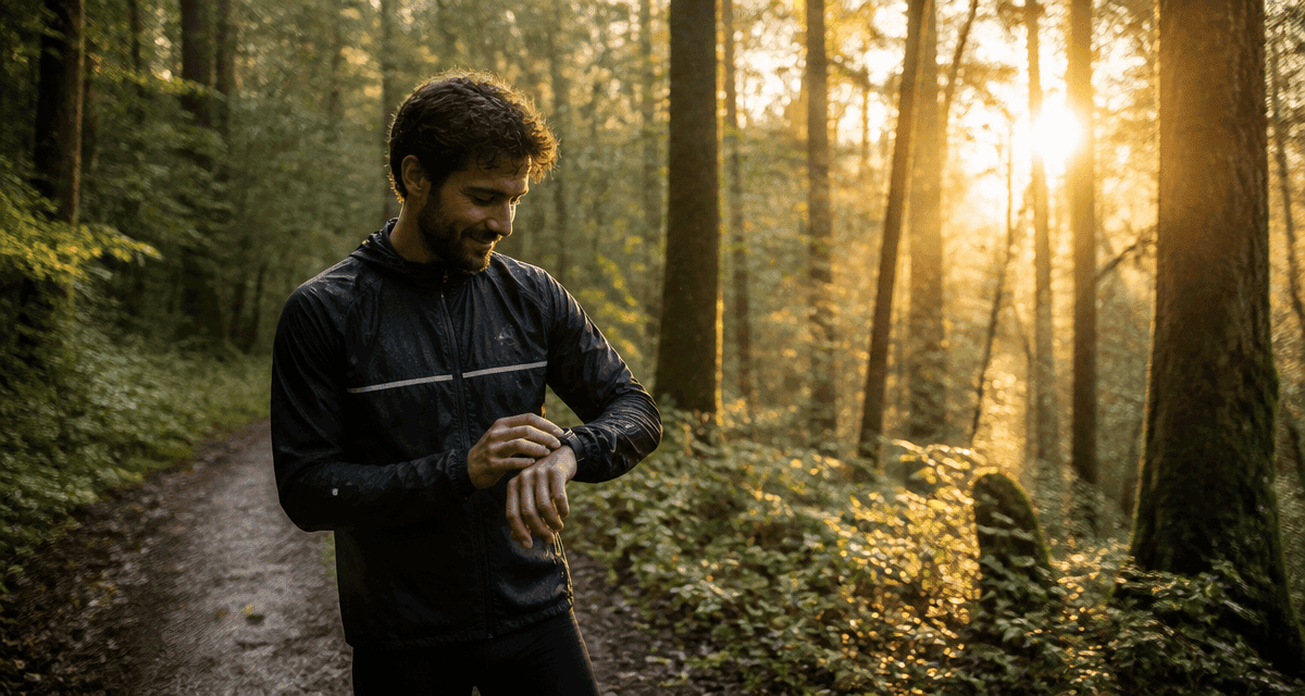 calculer son endurance fondamentale coureur montre forêt