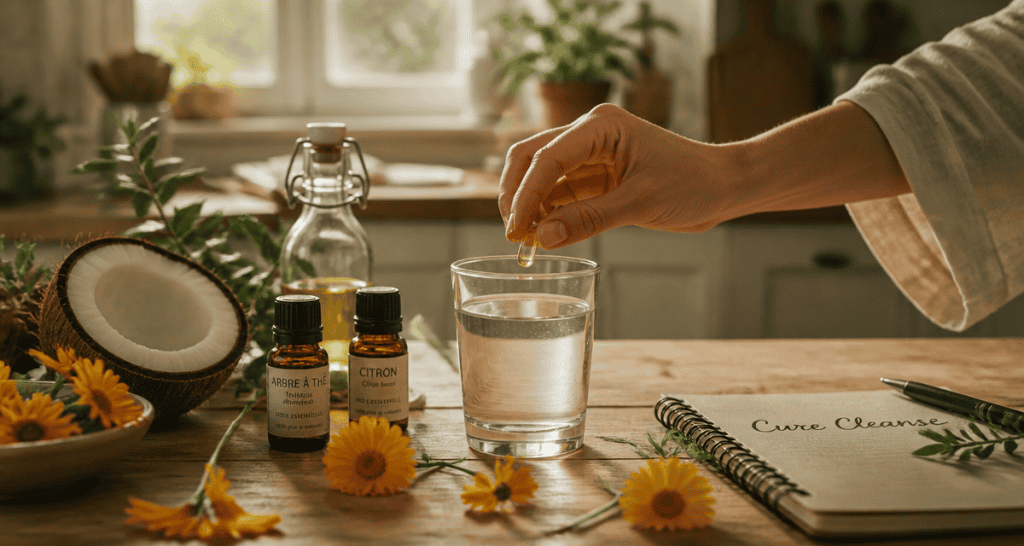 cleanse capsule végétale eau huiles essentielles