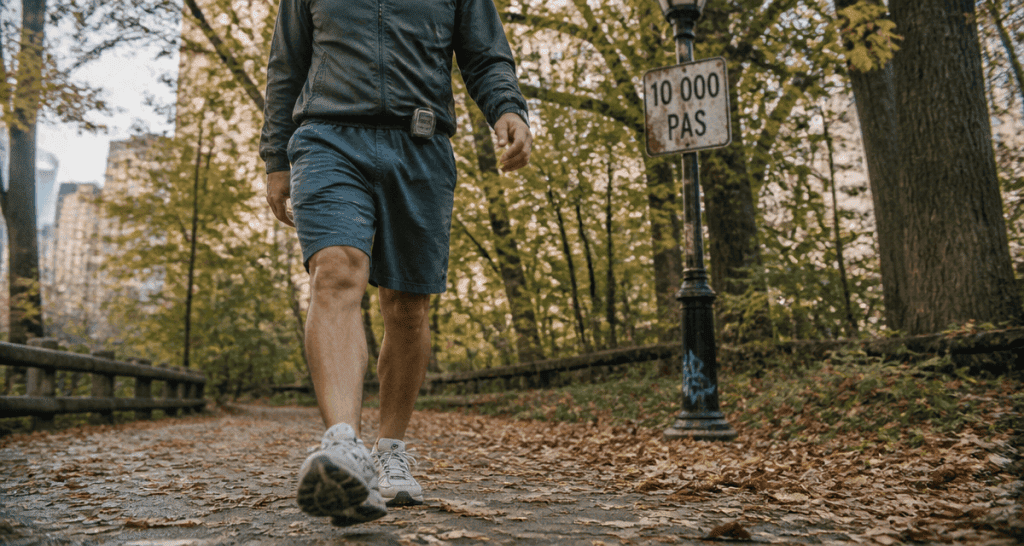 combien de pas pour perdre 1kg homme marche