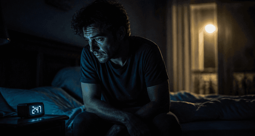 comment faire pour dormir quand on y arrive pas adulte réveillé chambre nuit