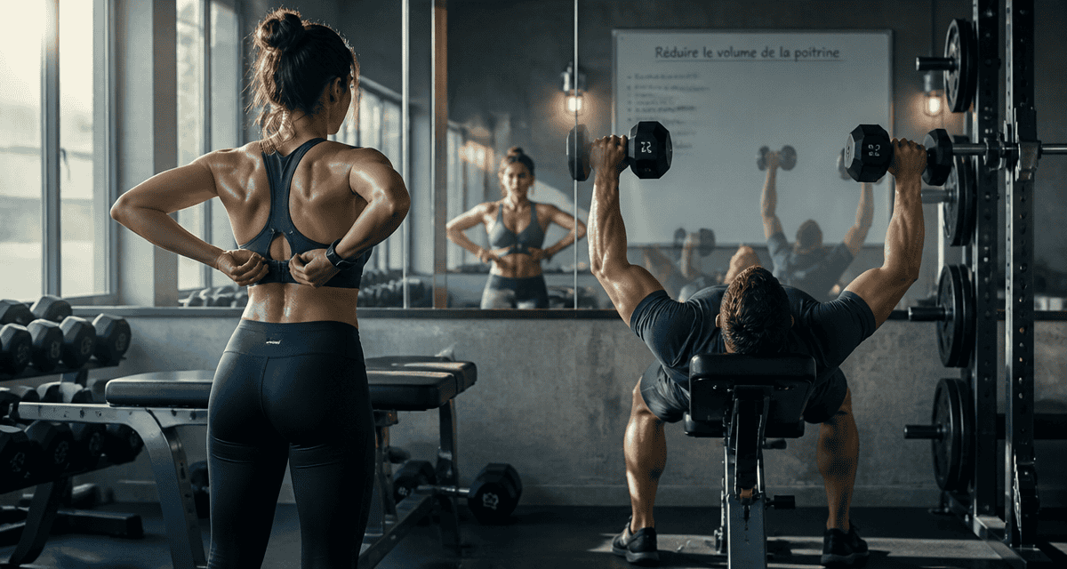 comment perdre de la poitrine homme femme musculation
