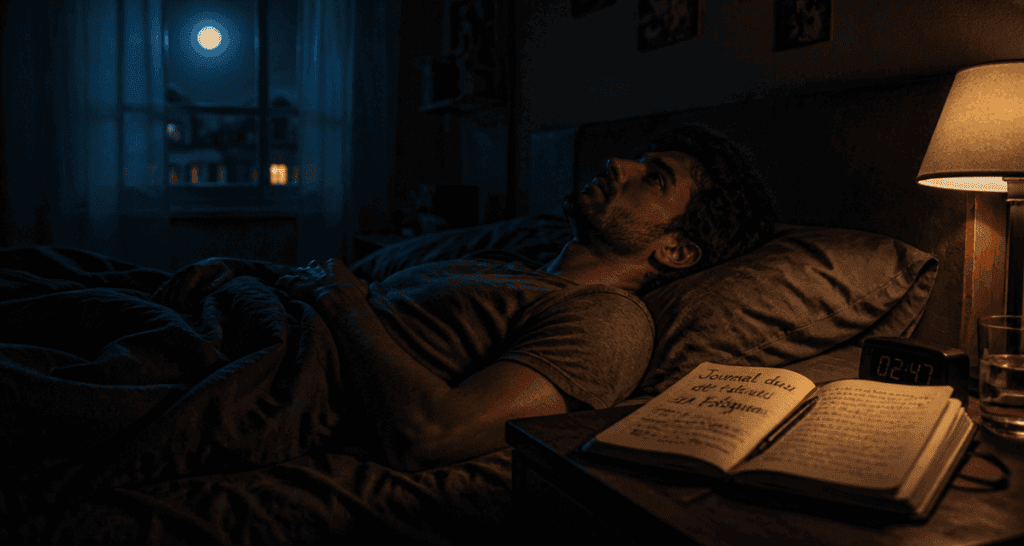 hémochromatose et sommeil homme allongé insomnie