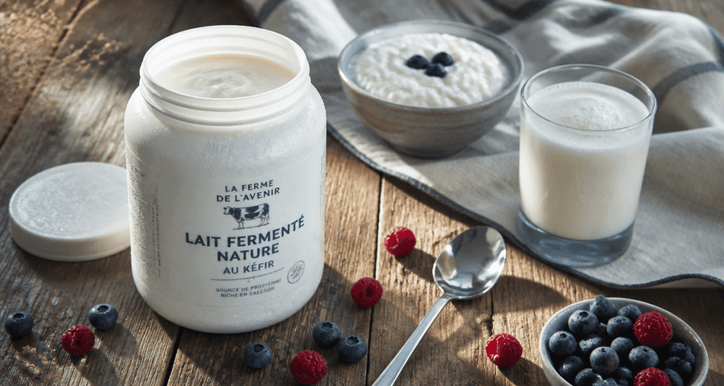 lait fermente et perte de poids pot kefir baies
