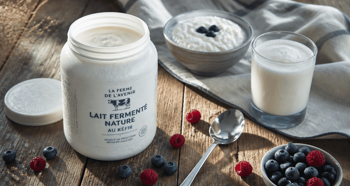 lait fermente et perte de poids pot kefir baies