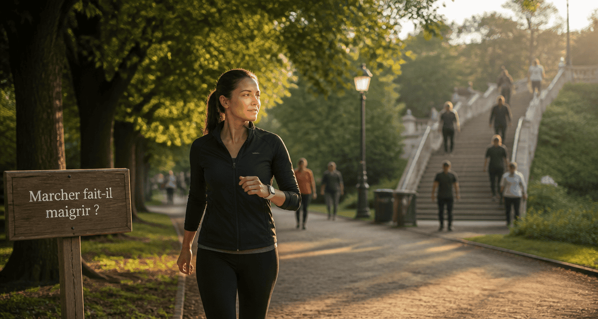 Marcher fait il maigrir femme marche dynamique parc