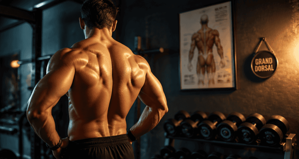 muscle latissimus athlète dos