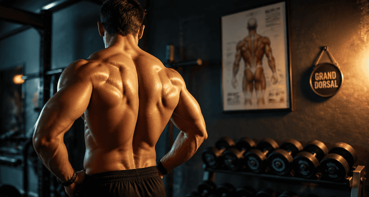 muscle latissimus athlète dos