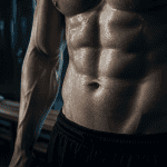 muscle le grand droit abdos athlète