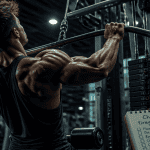 Tirage verticale athlète salle musculation