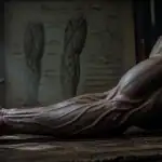 les muscles du bras sur table anatomique
