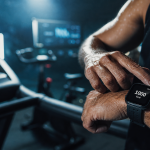 Bruler 1000 calories par jour : montre cardio sur tapis de course