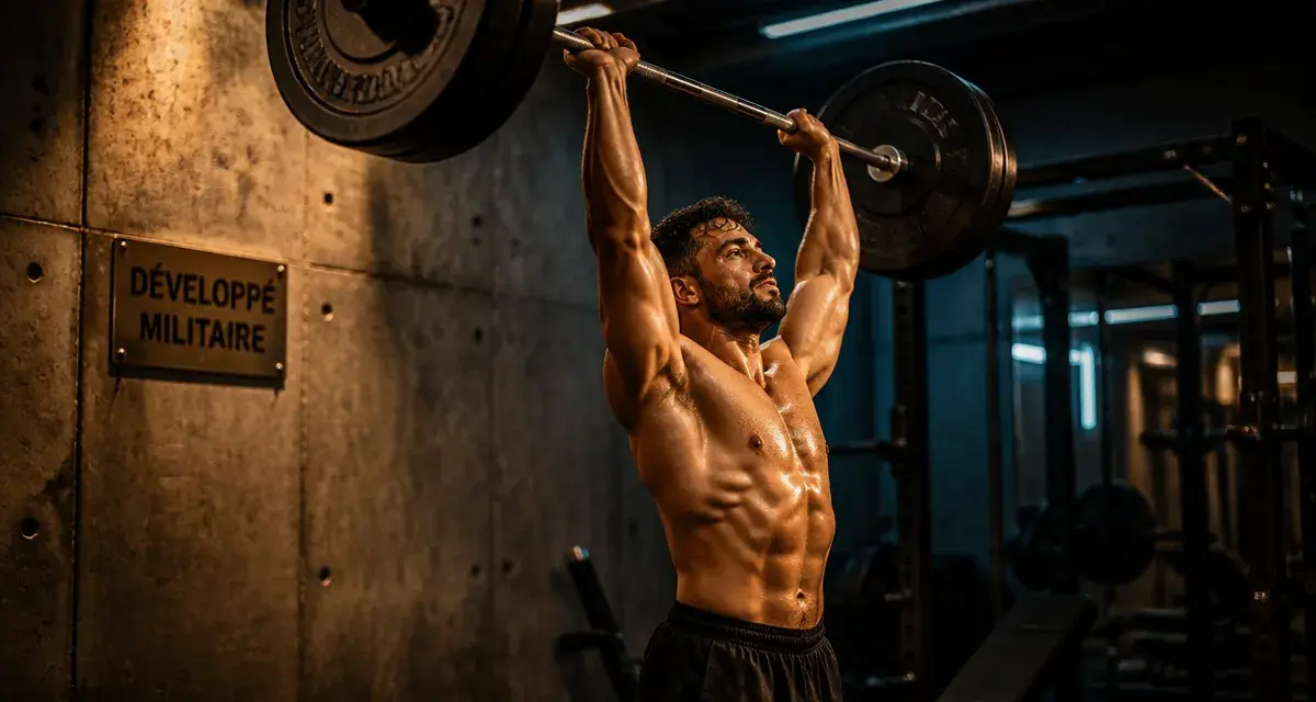 Développé militaire : muscles sollicités et posture corrigée