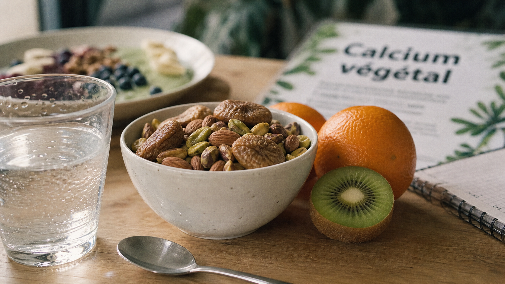 Les fruits riches en calcium : amandes, figues, pistaches et agrumes