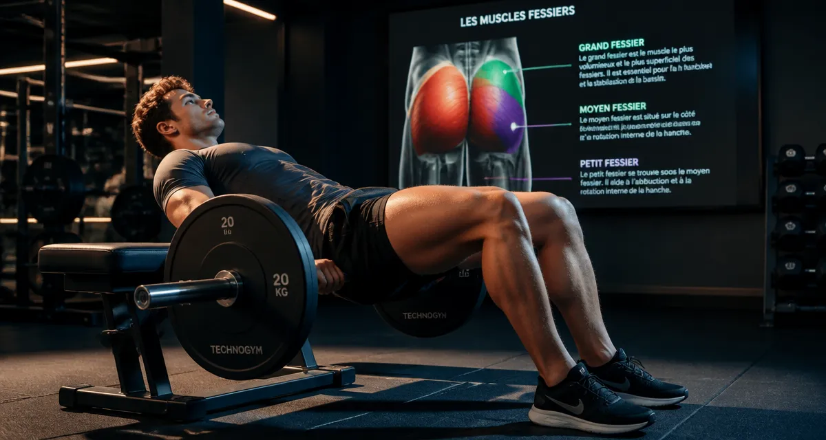 muscle de la fesse hip thrust anatomie