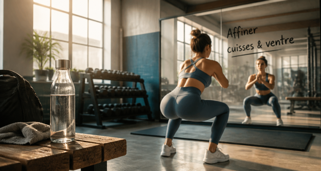 perdre des cuisses et du ventre exercice femme
