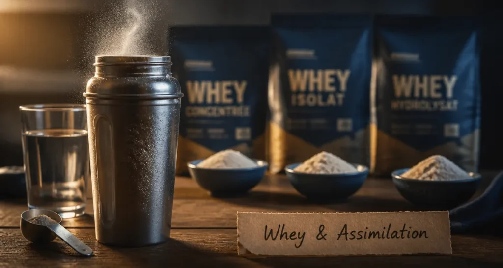 Pourquoi prendre de la whey : shaker, poudre et bénéfices d’assimilation