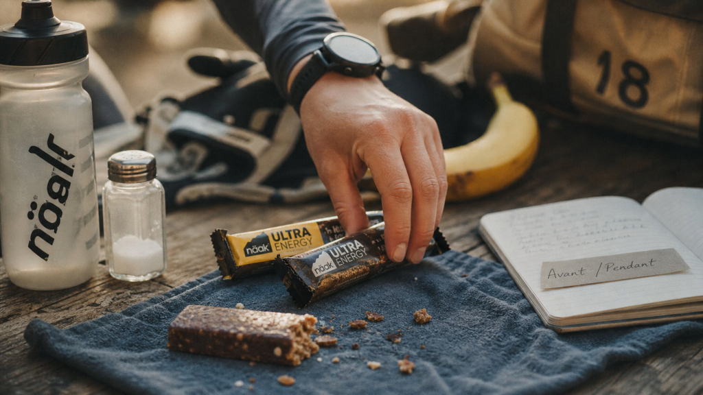 Barres energetiques pour sportifs sucrées et salées avant / pendant