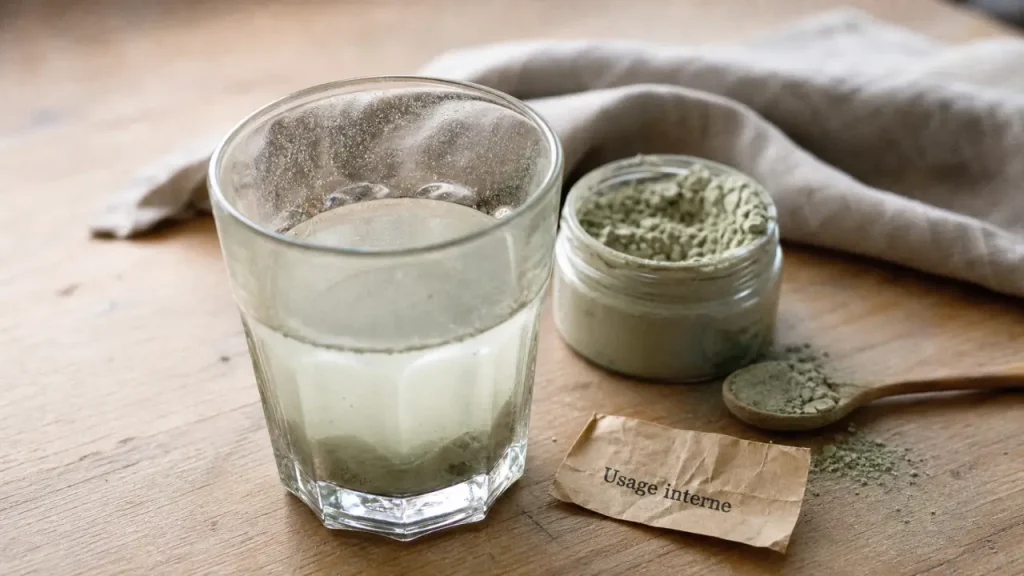 Boire de l’argile verte : digestion, précautions et choix du bon produit