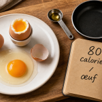 Combien de calorie dans les oeufs : 80 calories par œuf selon la cuisson