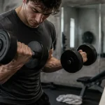 Exercice bicep avec haltere : curl alterné, haltères