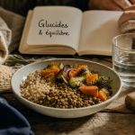 Les glucides font grossir : assiette riz, lentilles, fibres et portions