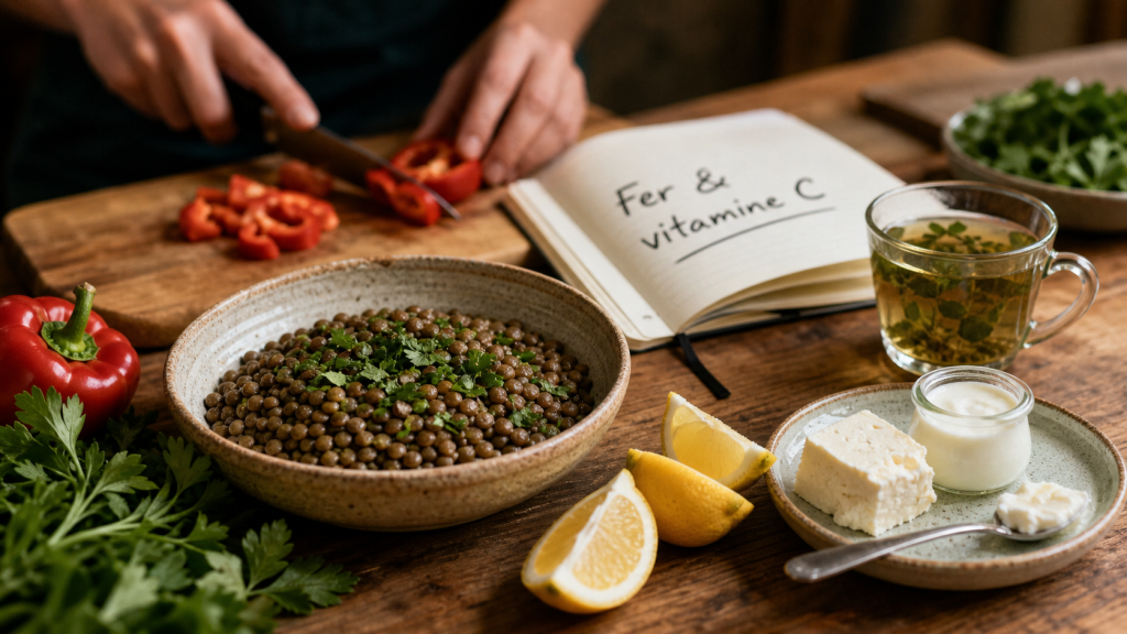 Liste d aliments riche en fer : lentilles et vitamine C pour une meilleure absorption