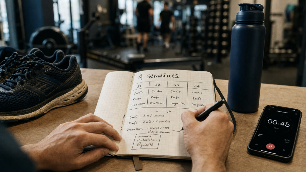 Maigrir par le sport programme : cardio et musculation sans yo-yo, planning 4 semaines