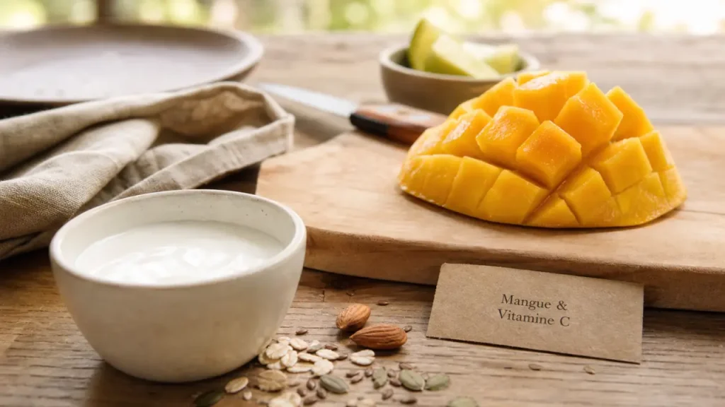 Mangue bienfaits : vitamine C, sucre maîtrisé