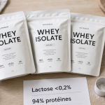 Meilleur marque de protéine : whey isolate, lactose <0,2%