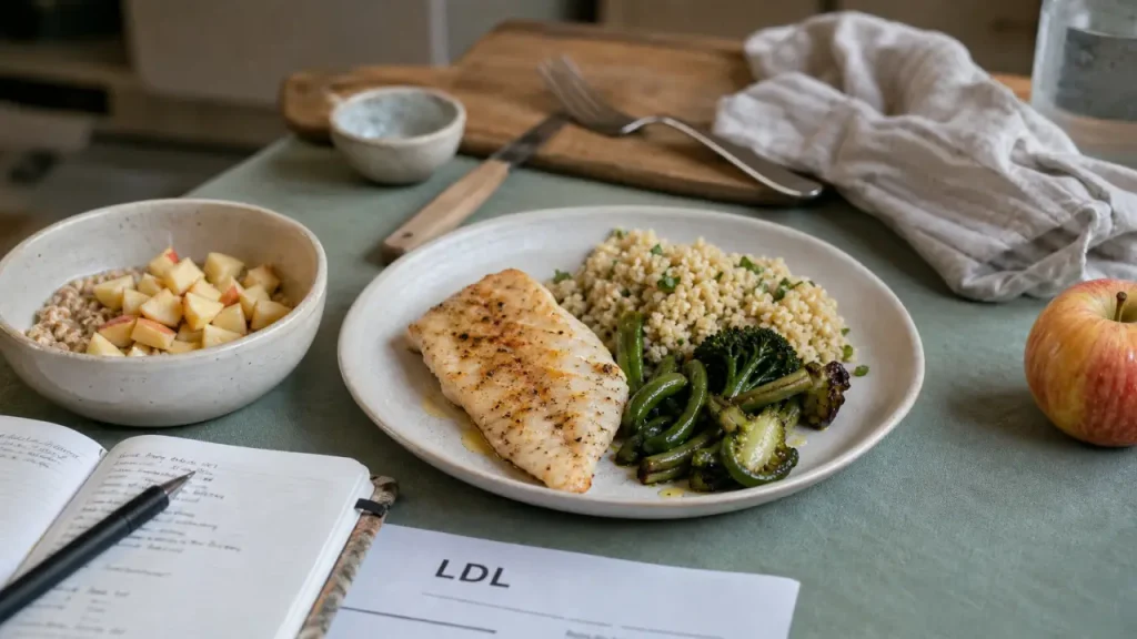 Menu anti-cholestérol et perte de poids : 3 leviers pour agir sans frustration