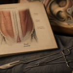 Muscle pyramidal de l abdomen près du pubis sur la ligne blanche