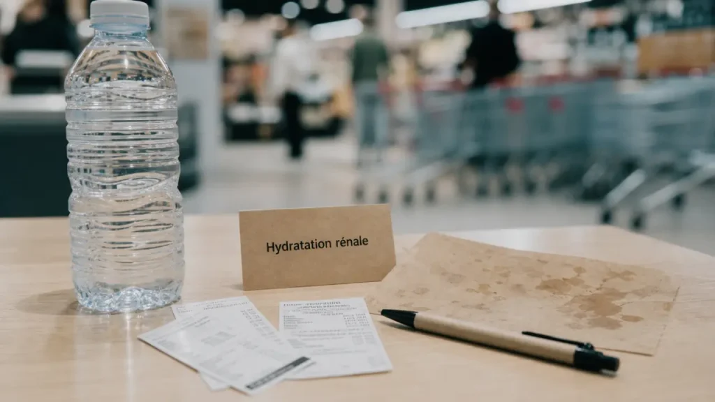 Pourquoi l’eau compte pour les reins : calcium, sodium et résidu à sec à vérifier