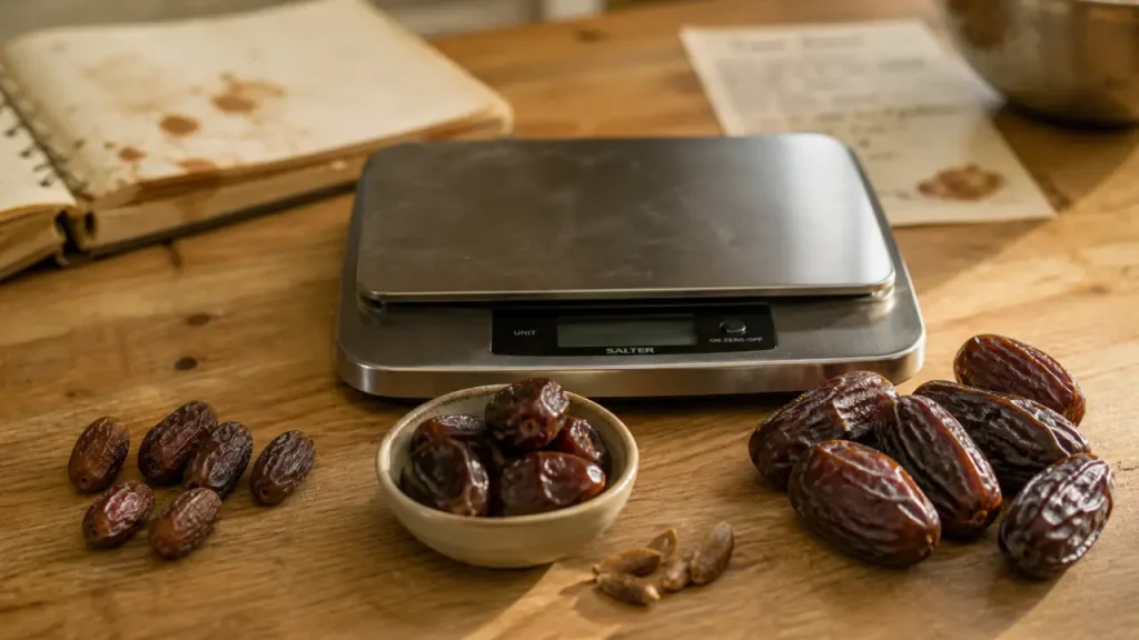 Combien pèse une datte ? 7 à 24 g selon la variété, le noyau et l’humidité