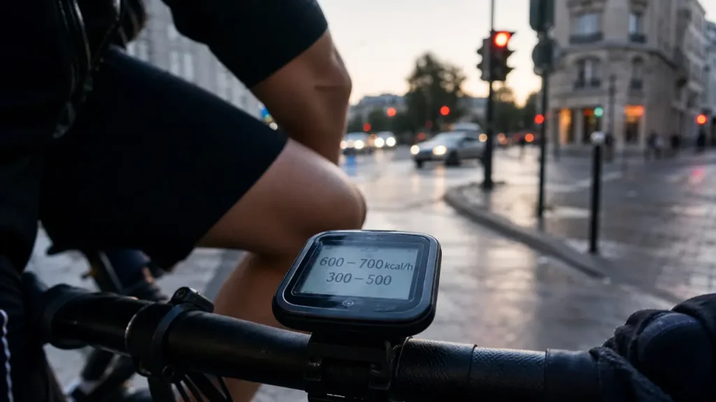 1h de vélo brûle 300 à 700 calories selon l’effort et l’assistance